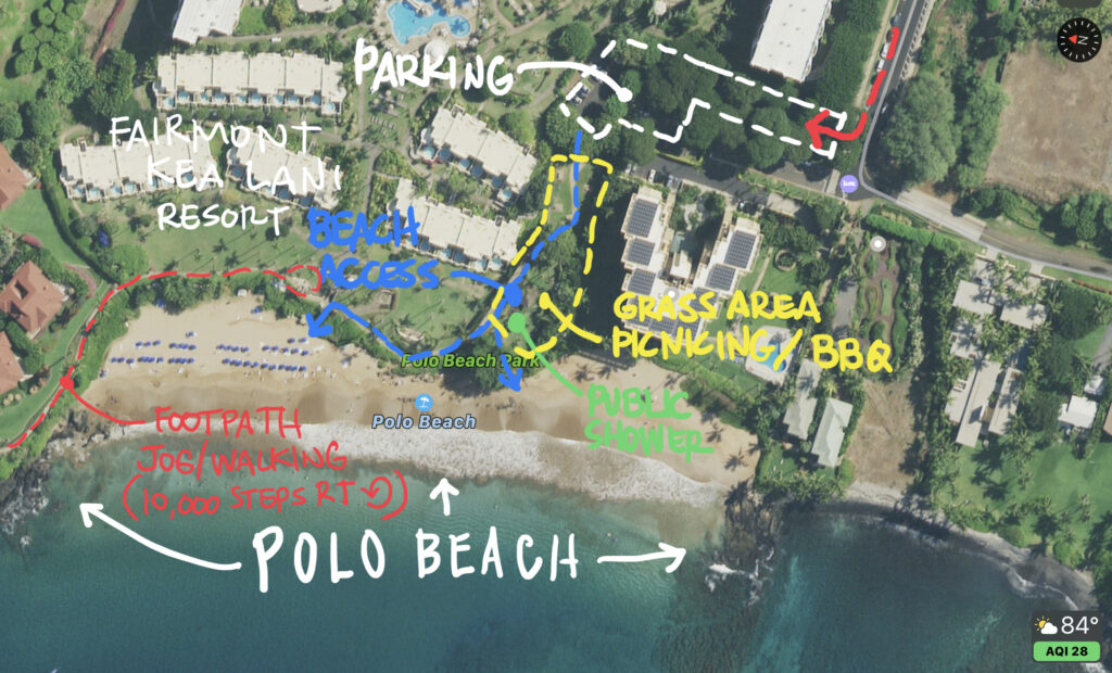 Polo Beach Park annotated