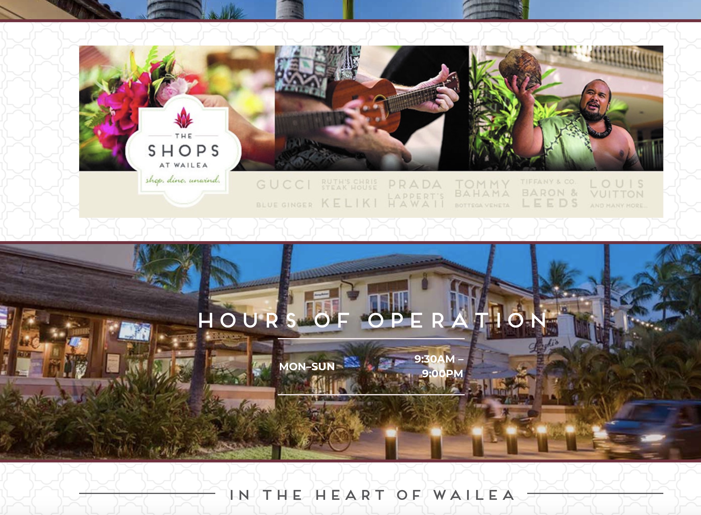 shops at Wailea maui