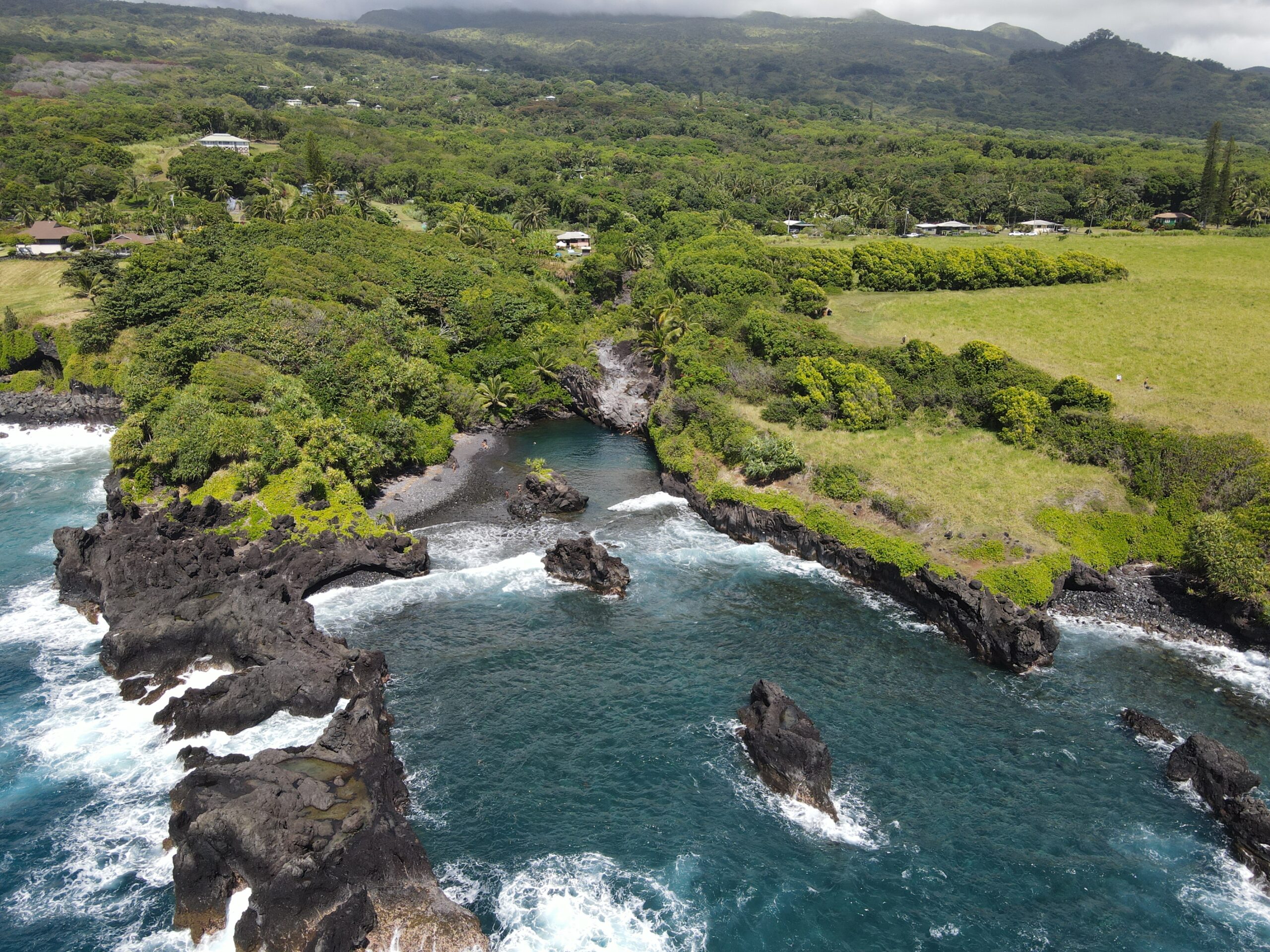 aerial view of Venus pool Venus Pool Maui
