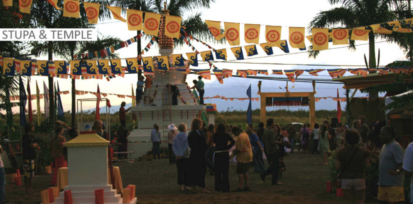 Stupa and Temple Paia